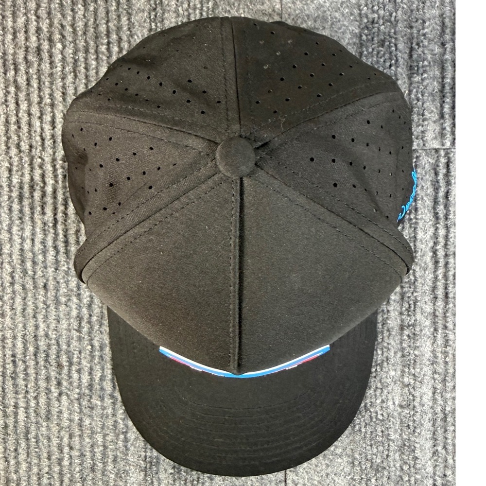 Waggle Golf ABC Supply Co Job Done Snapback Hat Black Perforated Performance Cap - Picture 5 of 7